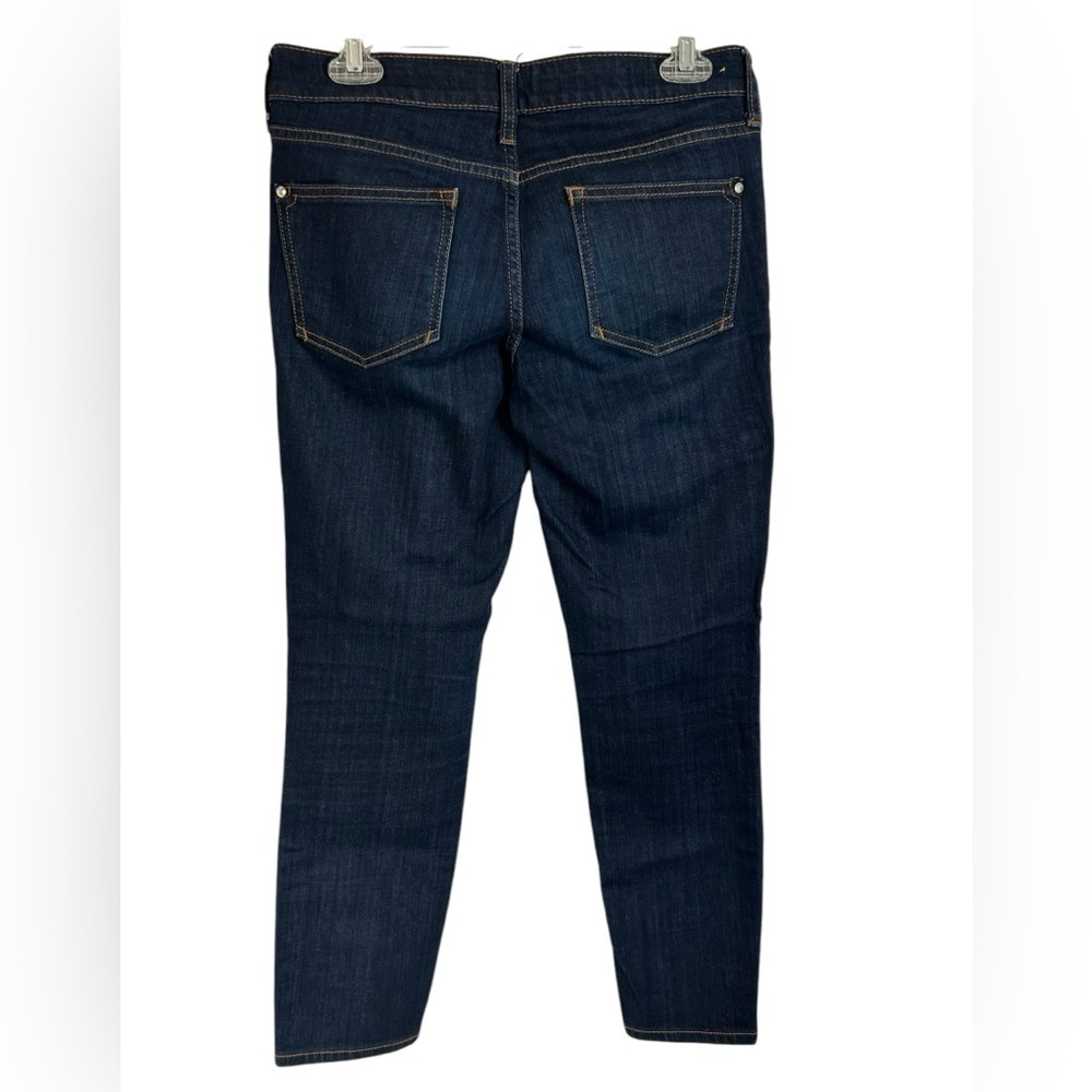 Pilcro And The Letterpress Anthropologie Dark Wash Stet Jeans Denim Womens Sz 28 - Picture 3 of 12